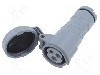Conector alimentare AC, IEC 60309, IP69K, 16A, {{Tensiune nominala}}, 3 pini, AMPHENOL - 2CMA166544R1000
