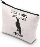 WSS Crow Gift Crow Lover Gift Raven Crow Bird Lover Gift Doar o fată care iubeșt