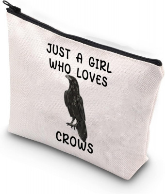 WSS Crow Gift Crow Lover Gift Raven Crow Bird Lover Gift Doar o fată care iubeșt foto