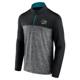 San Jose Sharks hanorac de bărbați Iconic Defender 1/4 Zip - XL, Fanatics Branded