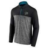 San Jose Sharks hanorac de bărbați Iconic Defender 1/4 Zip - XL