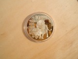 ZAMBIA 10 000 KWACHA 2015 / PLACATA IN AUR, Africa