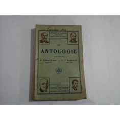 ANTOLOGIE pentru clasa III-a secundara, normala, seminariala - C. I. BONDESCU * D. MARACINEANU