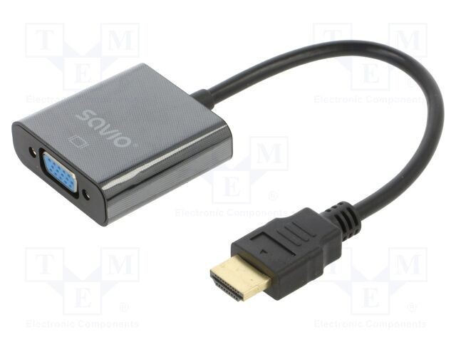 Adaptor D-Sub 15pin HD la HDMI, negru - SAVIO