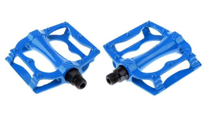 Pedale bicicleta MTB aluminiu (albastre)