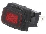 Comutator Basculant ON-OFF 16A 12V Roșu IP65 cu LED