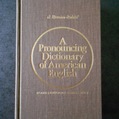 JOHN SAMUEL KEYON - A PRONOUNCING DICTIONARY OF AMERICAN ENGLISH