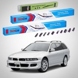 Cumpara ieftin Stergatoare Mitsubishi Galant VI Break (EA_) 1996-2003 | Set Fata si Spate Flat Premium - TeamCar