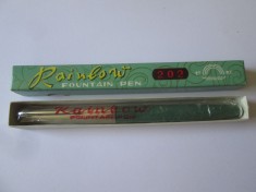Stilou chinezesc nou de colectie Rainbow 202 din anii 80 in cutia originala