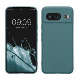 Husa Kwmobile pentru Google Pixel 8, Verde inchis, Silicon, KWM0000208L005C, Carcasa