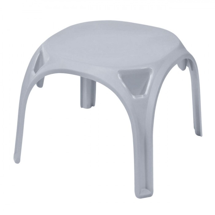 Masă Plastic, Model Copii, Dimensiune 55x55x48 cm, Gri Mat