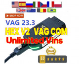 Tester Diagnoza Auto VCDS VAG COM 23.3.1 HEX CAN V2 lb romana 150 lei NEW MODEL