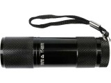 Lanterna Din Aluminiu, 9 Led, Negru