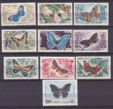 Liban 1965 fauna fluturi MI 900-909 MNH