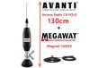 Antena Radio CB AVANTI Volo 130cm, Magnet 145DV, Prindere Fluture, Compatibila Statie CB