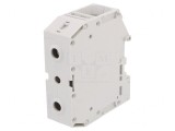 Conector Șine 35-120mm2 Piste 1 Borne 2 Gri 26mm, TE Connectivity