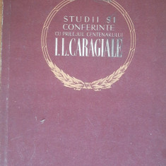 Studii si conferinte cu prilejul centenarului I. L. Caragiale, 1952