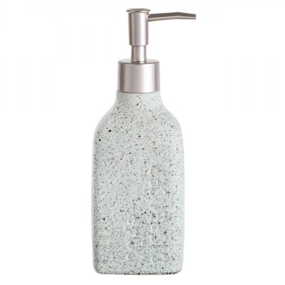 Dozator Săpun Lichid, Model Ceramic, Efect Nisip, Capacitate 470ml, Bej foto