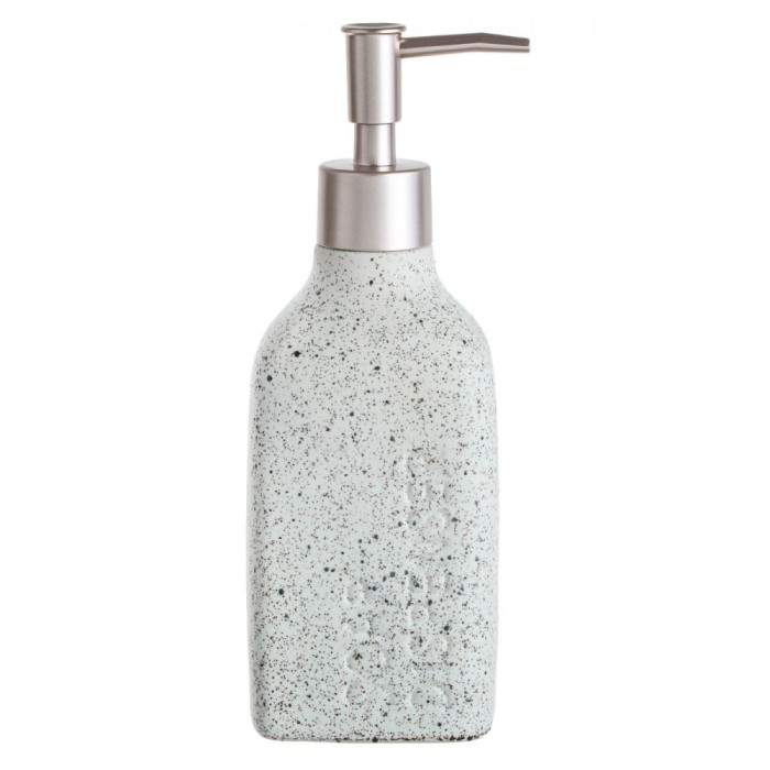 Dozator Săpun Lichid, Model Ceramic, Efect Nisip, Capacitate 470ml, Bej