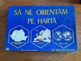 Joc vintage Sa ne orientam pe harta I.P.B.T. 1970 / R5P