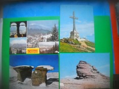 HOPCT LOT 3118 BUSTENI -PRAHOVA- 4 CARTI POSTALE-CIRCULATE