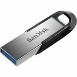 Memorie USB 3.0 SANDISK 16 GB clasica carcasa metalic negru / argintiu