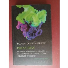 Press PassInterviuri, portrete si pagini de jurnal cu Antonio Pappano, Violeta Urmana- Marius Constantinescu