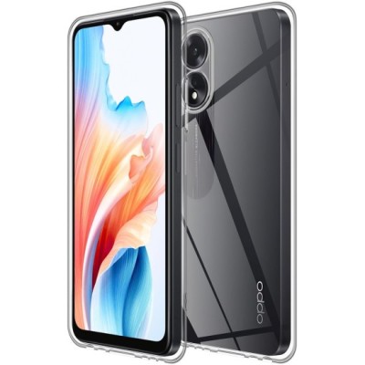 Husa 360 compatibila cu Oppo A78 4G - V2 Transparent fata si spate foto