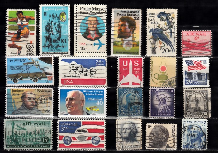 A7 T1 68 - Timbre foarte vechi - America