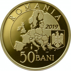 Romania 50 Bani PROOF 2019 - Preluarea Pre?edin?iei Consiliului Uniunii Europene foto