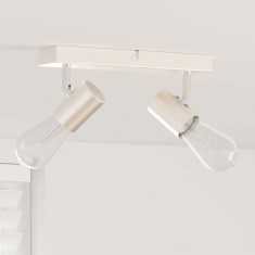 vidaXL Spot de tavan Nichel periat 26 x 6.5 x 11.5 cm Oțel 4108181