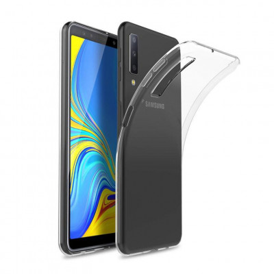 Husa Telefon Silicon Samsung Galaxy A7 2018 a750 Clear Ultra Thin foto