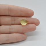 Cabochon citrin 14x10x7mm c227