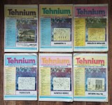 T- Lot 6 buc. Revista Tehnium 1982 - nr. 4, 6 - 10