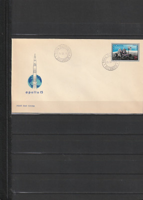 RO - FDC - APOLLO 15 ( LP 772 ) 1971 ( 1 DIN 1 ) foto