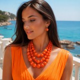 Set Margele Fruct de Portocal