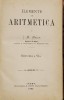 Elemente de Aritmetica, J.M. Melik, Editia VI, 1883, Iasi, Carte Veche, Legatura Piele