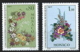 C4850 - Monaco 1976 - Flora 2v. neuzat,perfecta stare, Nestampilat