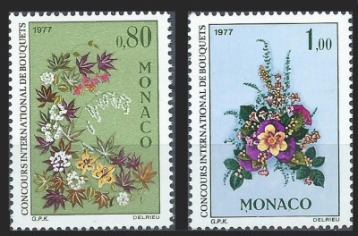 C4850 - Monaco 1976 - Flora 2v. neuzat,perfecta stare foto