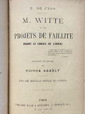 Carte veche - M. Witte et ses projets de faillite 1897 E de Cyon Rusia