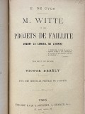 Carte veche - M. Witte et ses projets de faillite 1897 E de Cyon Rusia