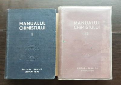 Manualul chimistului (2 vol.) - AGIR foto