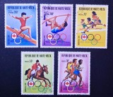 Haute-Volta (Volta Superioară) 1976 Jocuri Olimpice de Vară Montreal Serie Completa 5v Ștampilat - A90