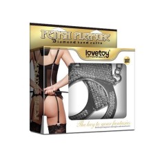 Catuse Lovetoy "Fetish Pleasure Diamond Handcuffs" Argintiu##
