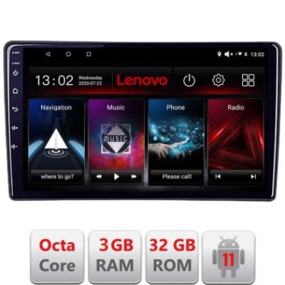 Navigatie VW Touareg 2002-2010 Android radio gps internet Octa Core 3+32 kit-touareg-old+EDT-E509 LENOVO LITE CarStore Technology foto