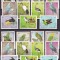Ajman 1969 fauna pasari MI 394-404 A+B MNH