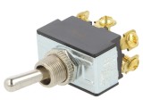 Comutator Basculant DPDT ON-ON 21A 14VDC Cu Șurub