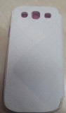 Husa Telefon Flip book Samsung S3 i9300 Alb