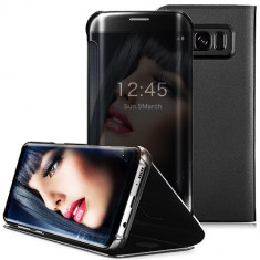 Husa telefon Samsung S8 Plus ofera protectie Flip Mirror Ultrasubtire Black foto