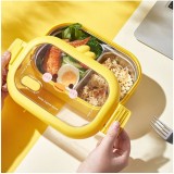 Cutie Alimente LUNCH BOX Copii, 2 compartimente, interior Inox, 1000 ml, Jovy